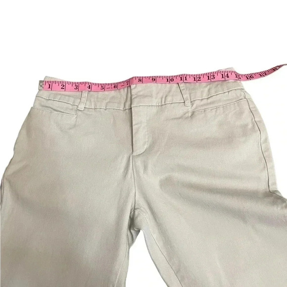 Dockers Light Khaki Straight Leg Cotton  Work Office Pants Women’s size 4 - Picture 7 of 11